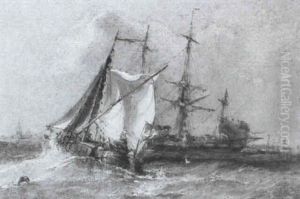 Dutch Fishing Boat In A Strong Breeze Dutch Fishing Boat In A Strong Breeze