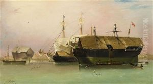 Unloading The Cargo Ship by Thomas Valentine Robins