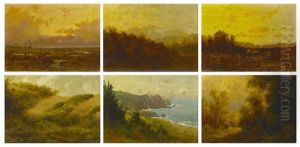 Swamps Of The San Joaquin (+ 5 Others; 6 Works) by Charles Dorman Robinson