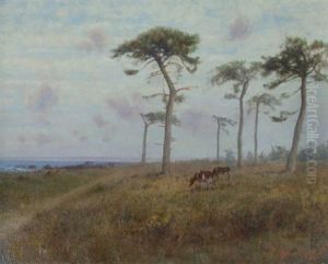 Cattle Grazing Among Monterey Cypress Trees by Charles Dorman Robinson