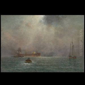 Foggy Morning On San Francisco Bay by Charles Dorman Robinson