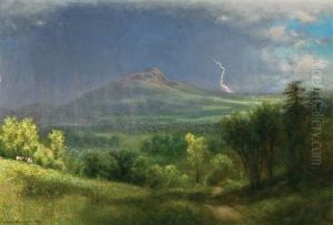 Owl's Head In Storm In Vermont by Charles Dorman Robinson