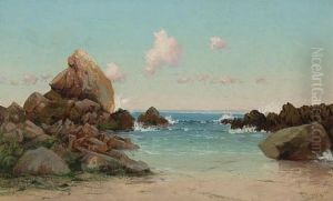 Beach Scene, Monterey Peninsula by Charles Dorman Robinson