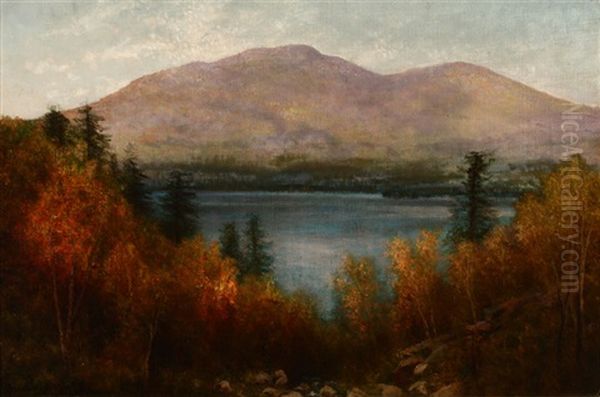 Indian Summer At Lake Arrowhead California, Autumn Foliage In California - view 1