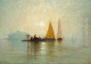 Misty Morning Sails, Corinthian Island by Charles Dorman Robinson