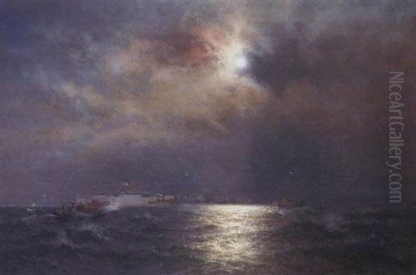 Fog Storm On The Bay - view 1