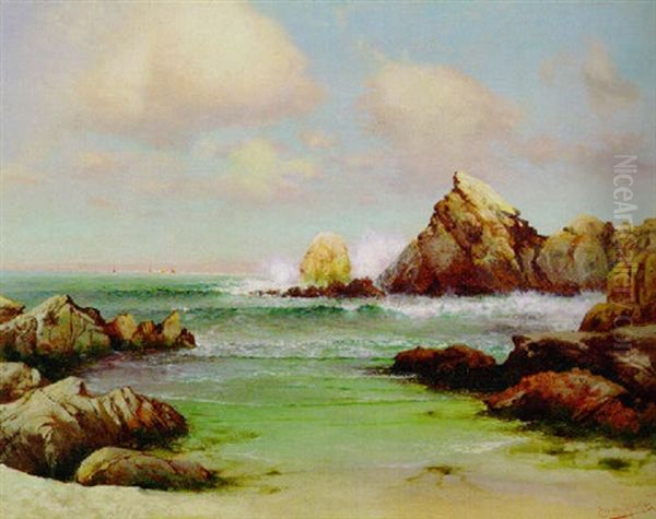 Shipping Off The Coast - view 1