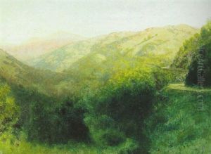 Early Twilight On White Hill Grade by Charles Dorman Robinson