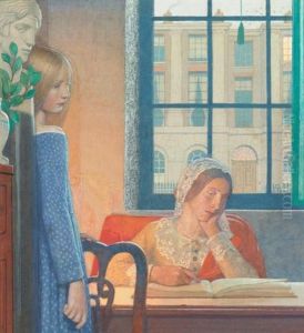 Evening In London by Frederic Cayley Robinson