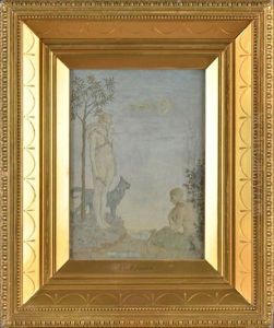 Beneath The Moon Goddess by Frederic Cayley Robinson
