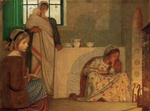 A Winter's Evening by Frederic Cayley Robinson