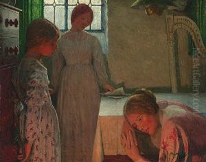 A Winter Evening by Frederic Cayley Robinson