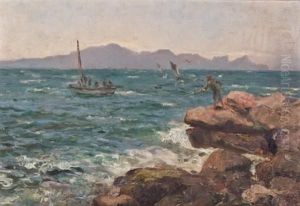 The Angler by George Crosland Robinson