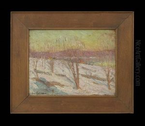 Winter Landscape With Trees