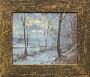 Snowy Connecticut Coast