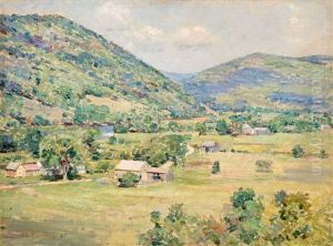Country Boy And The Fish by Theodore Robinson
