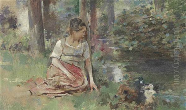 Femme Aux Canards (woman With Ducks) - view 1