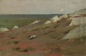 Moon Rise - Rochers Brutees by Theodore Robinson