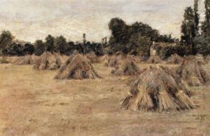 Wheat Field, Giverny by Theodore Robinson