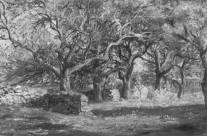 Orchard At Cajacet by Thomas Harris Robinson