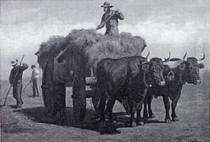 Haying by Thomas Harris Robinson