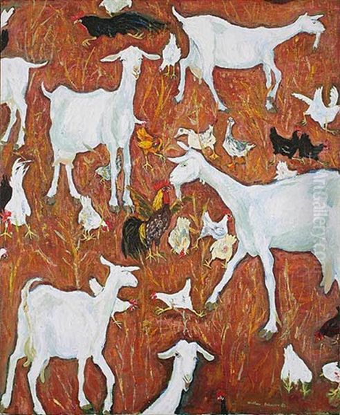 Goats And Chickens - view 1