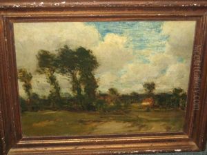 Landscape With Distant Farmhouse by William S. Robinson