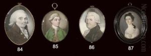 George Ponsby Of Dublin, In Brown Coat And Frilled Cravat, Powdered Hair by Sampson Towgood Roch
