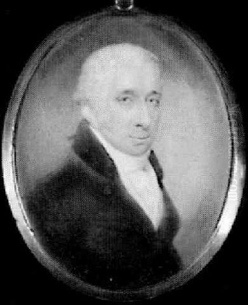 Portrait Of A Gentleman In Blue Coat With Black Collar - view 1