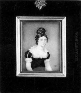 Lady Kingsmill Wearing Black Dress With Lace Collar And Cuffs