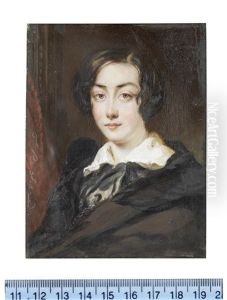 Amantine Lucile Aurore Dupin, Later Baroness Dudevant, Known As George Sand (1804-1876) by Francois Theodore Rochard