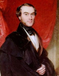 William Hopetoun, Eighth Earl Of Northesk Before A Red Curtain