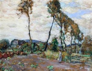 A Provencale Landscape by Albert Ignatias Roche
