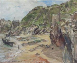 Polperro, Cornwall by Alexander Ignatius Roche