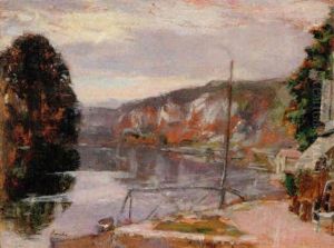 The Seine Near Les Audleys