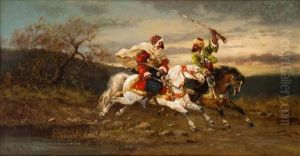 Cavalier Arabes by Armand la Roche