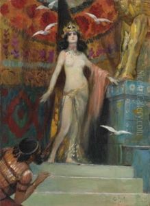 Semiramis, The Queen Of Assyria by Georges Antoine Rochegrosse