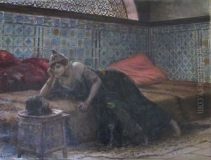 Salome Regardant Jean-baptiste by Georges Antoine Rochegrosse