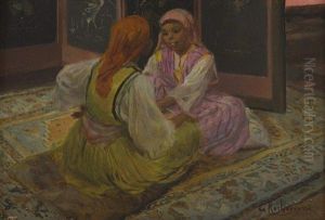 Deux Femmes Orientales by Georges Antoine Rochegrosse