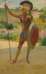 Un Souvenir De Marathon by Georges Antoine Rochegrosse