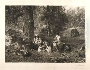Stud. A. D. Konigl. Kunstschule Breslau U. D. Akad.konigsberg B. Heinrich Sachs by Franz August Borner