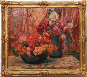 Untitled (flowers) by Georges Antoine Rochegrosse