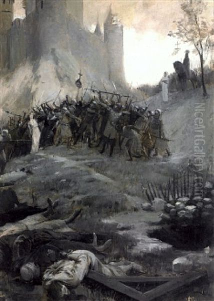 Illustration Pour L'histoire De Jeanne D'arc - view 1