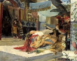 L'entrevue by Georges Antoine Rochegrosse