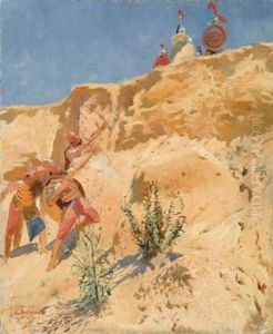 Combat Dans La Grece Antique by Georges Antoine Rochegrosse