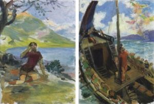Etude Pour L'illustration De L'odyssee