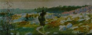 Gorges De Franchard by Georges Antoine Rochegrosse