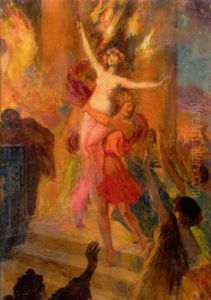 La Danse Du Feu by Georges Antoine Rochegrosse