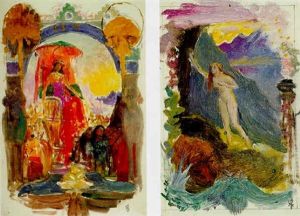 Les Princesses - Semiramis by Georges Antoine Rochegrosse