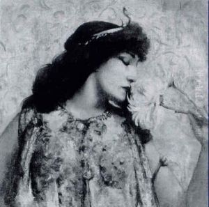 Sarah Bernhardt Dans Le Role De Cleopatre by Georges Antoine Rochegrosse